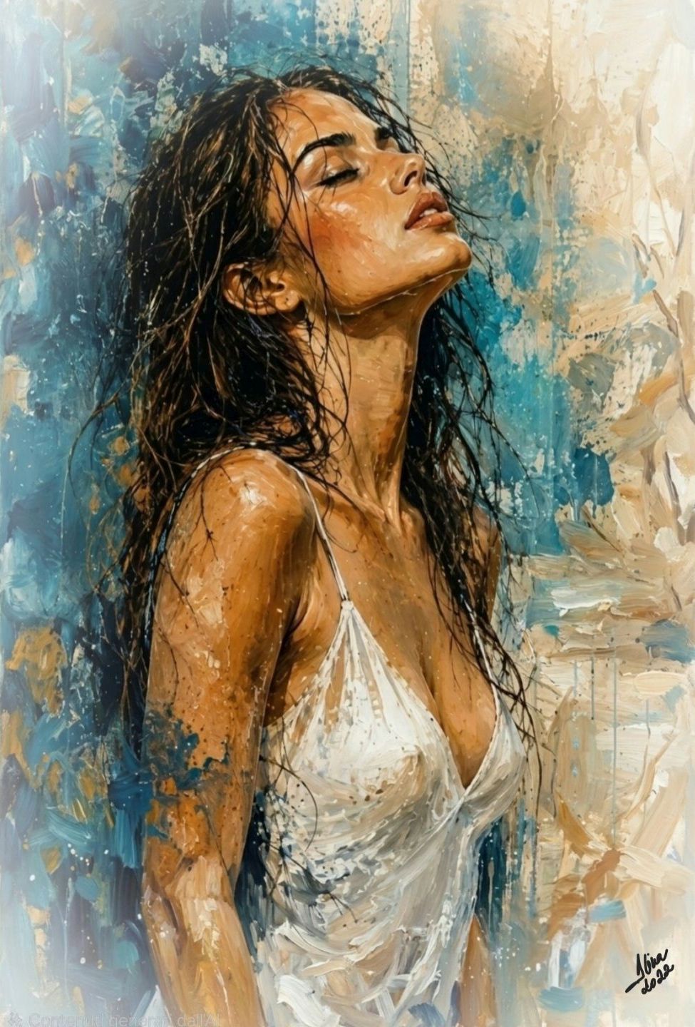 ArteDiAlina.com painting: Wet wet wet